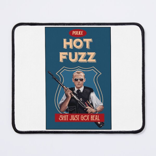 Item preview, hot fuzz retro fan art designed and sold by Skeletal-Panda.