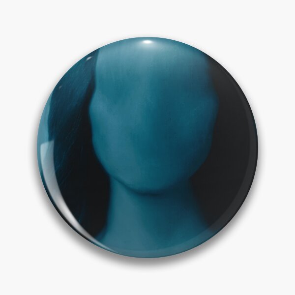Item preview, Faceless Portrait in Blue: Surreal Art designed and sold by zmudart.