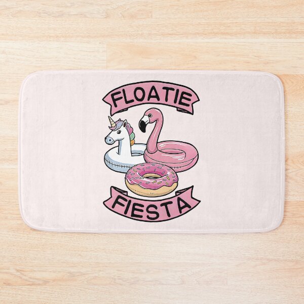 Item preview, Floatie Fiesta - Cute and funny Unicorn, Flamingo, and Donut Pool Float Design designed and sold by Unitepeople.
