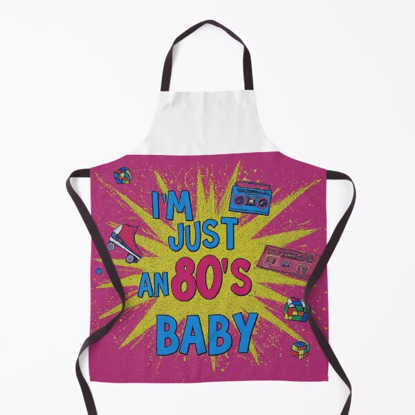 Item preview, I'M JUST AN 80'S BABY SPLASH designed and sold by FitEnvy.