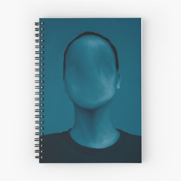 Item preview, Blue Faceless Portrait: Abstract Enigma 2 designed and sold by zmudart.