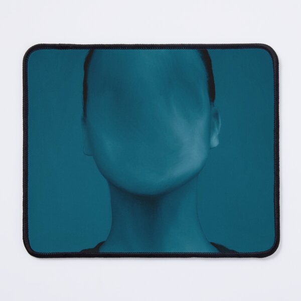 Item preview, Blue Faceless Portrait: Abstract Enigma 2 designed and sold by zmudart.