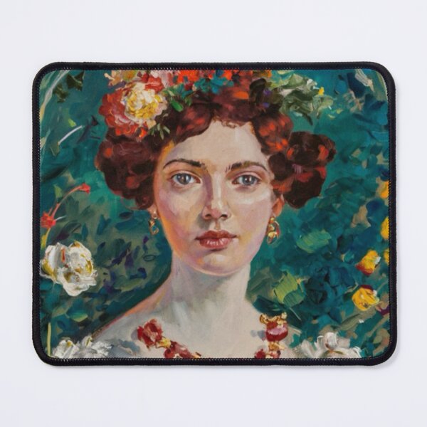 Item preview, Famous Paintings of Women | Cinematic French Muse in Paris - Oil Portrait….Art By Carraann  designed and sold by CARRAANN.