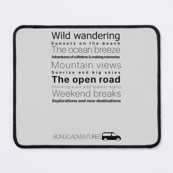 Item preview, The joy of a bongo adventure - black text no background designed and sold by LocalOddball.