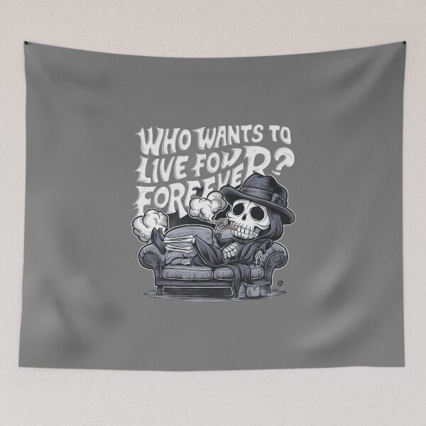 Item preview, WHO WANTS TO LIVE FOREVER designed and sold by abderrahmane-C.