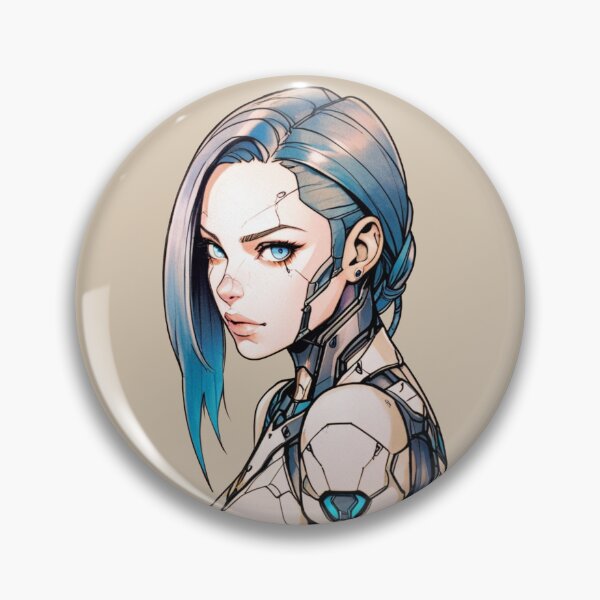 Item preview, Cyborg Girl designed and sold by ArtCraftLab.