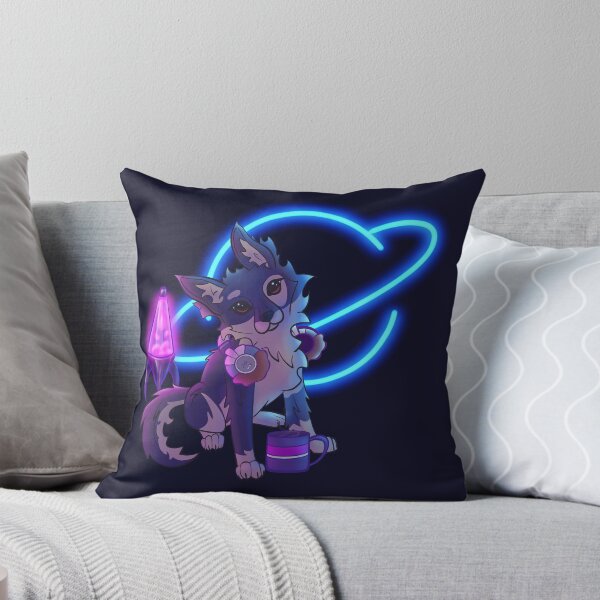 Item preview, Synthwave Dog. Nightcore Lofi Space Puppy. designed and sold by SaraBrookes-art.