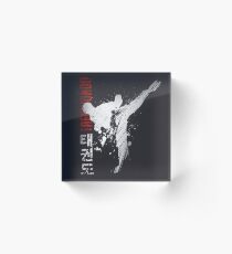 Taekwondo Acrylic Block