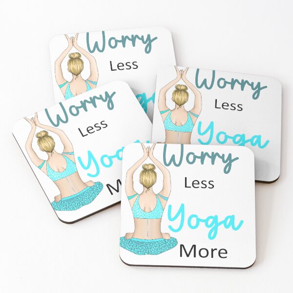 Item preview, Worry Less Yoga More designed and sold by Lori Winslow Designs.