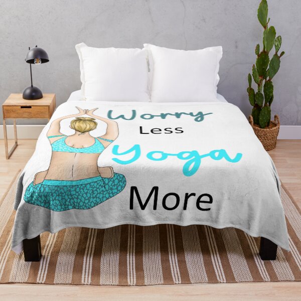 Item preview, Worry Less Yoga More designed and sold by Lori Winslow Designs.
