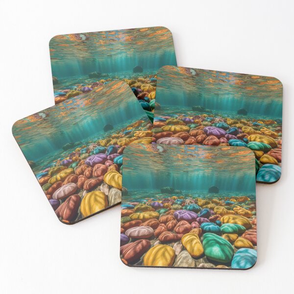 Item preview, beautiful river stones designed and sold by McHashDesigns.