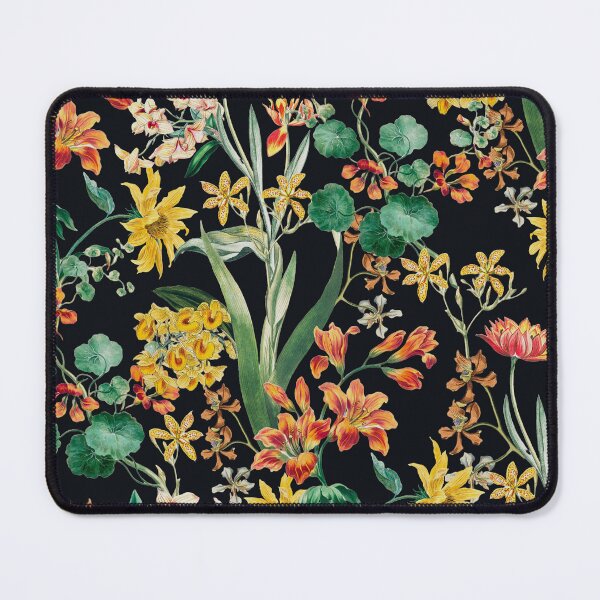 Item preview, Vintage Summer Botanical Orchid Flowers Black designed and sold by InovArtS.