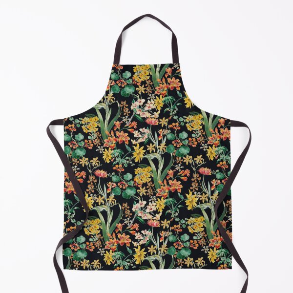 Item preview, Vintage Summer Botanical Orchid Flowers Black designed and sold by InovArtS.