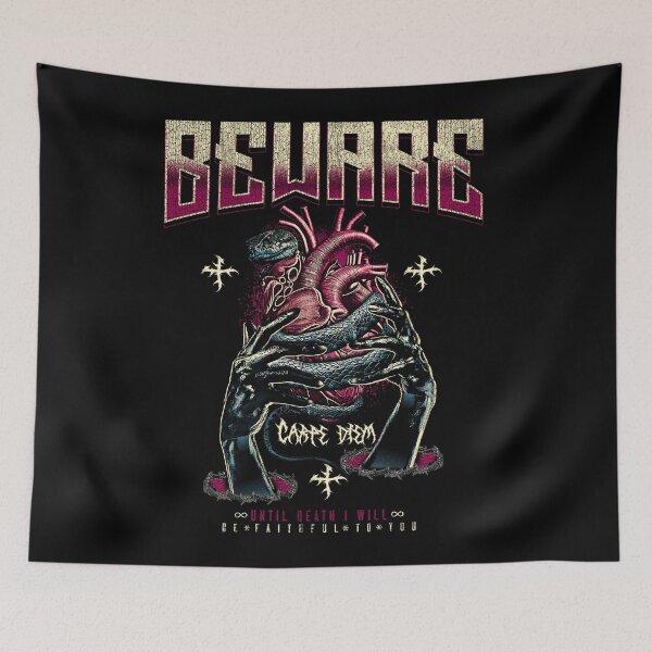 Item preview, BEWARE SNAKE OF HEART designed and sold by Sympetrum.