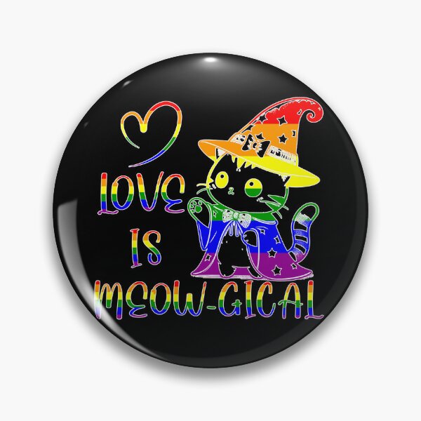Item preview, El amor es maullido mágico - Orgullo designed and sold by Fr0mtheMachine.