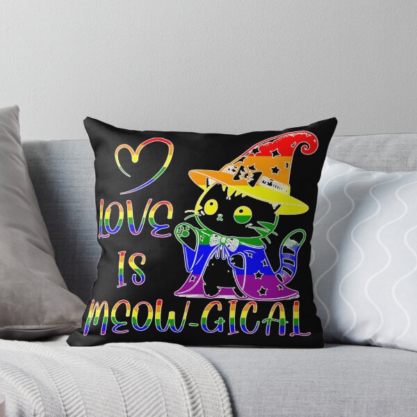 Item preview, Love is Meow-gical - Pride designed and sold by Fr0mtheMachine.