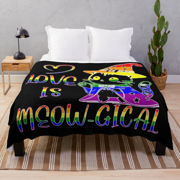 Item preview, Love is Meow-gical - Pride designed and sold by Fr0mtheMachine.
