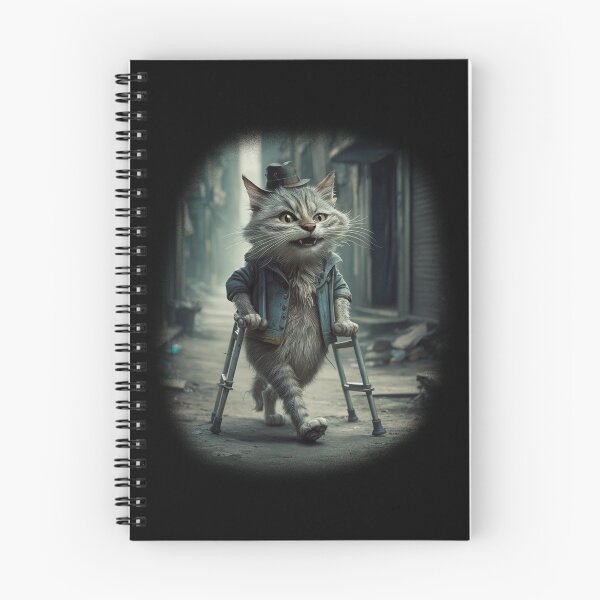 Item preview, El Gato apoyado en muletas. designed and sold by Attic-Junk.