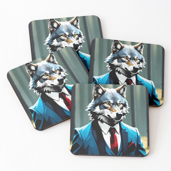 Item preview, Wolf in Blue Suit designed and sold by GrizzlyCollective.