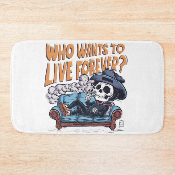 Item preview, WHO WANTS TO LIVE FOREVER LOGO designed and sold by abderrahmane-C.