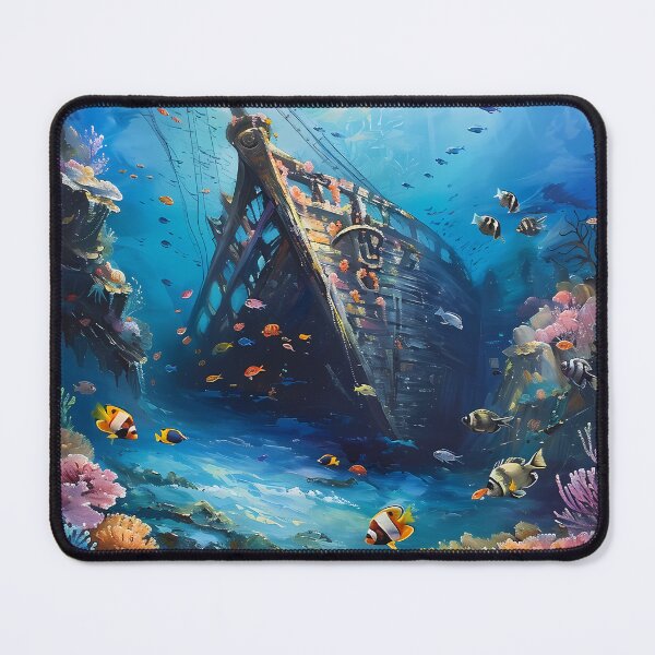 Item preview, Shipwreck And Coral Reefs designed and sold by sakurashorty.