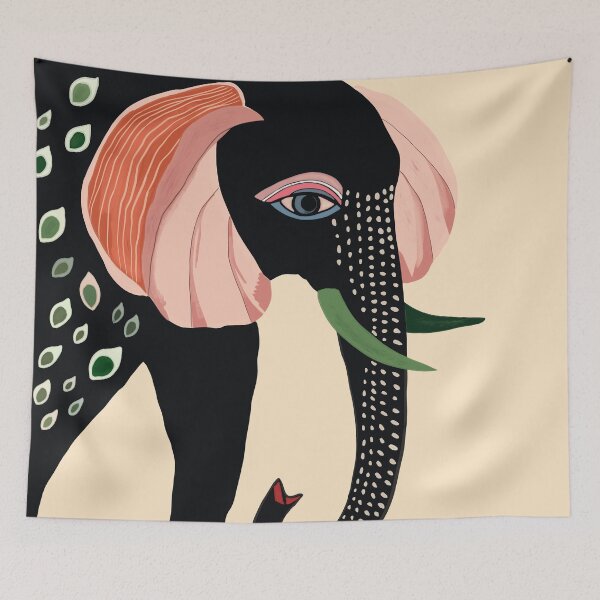 Item preview, Colorful Elephant designed and sold by ArtsySesta.