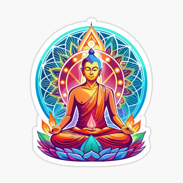 Artikel-Vorschau von Meditativer Buddha, designt und verkauft von Seb's Tees.