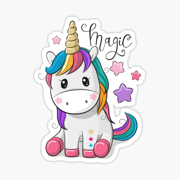 Artikel-Vorschau von Cartoon-Einhorn, designt und verkauft von Reginast777.