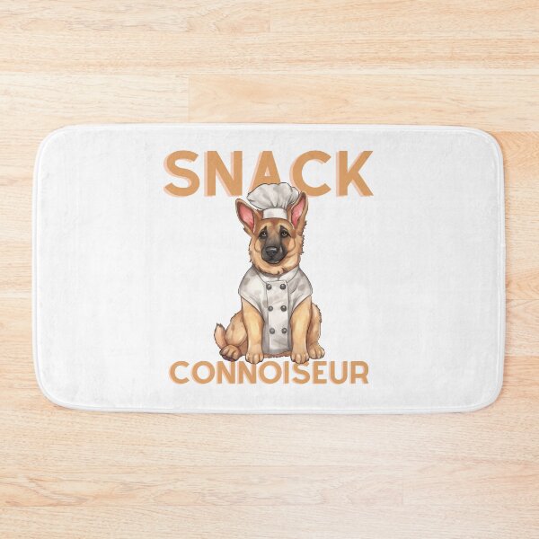Item preview, Snack Connoiseur German Shepherd Puppy | Funny Dog Art designed and sold by Graphlie.