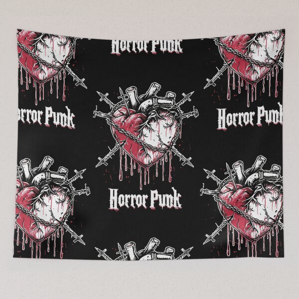 Item preview, “Horror Punk” Heart in Gothic Tattoo Style designed and sold by Piotrek0001.