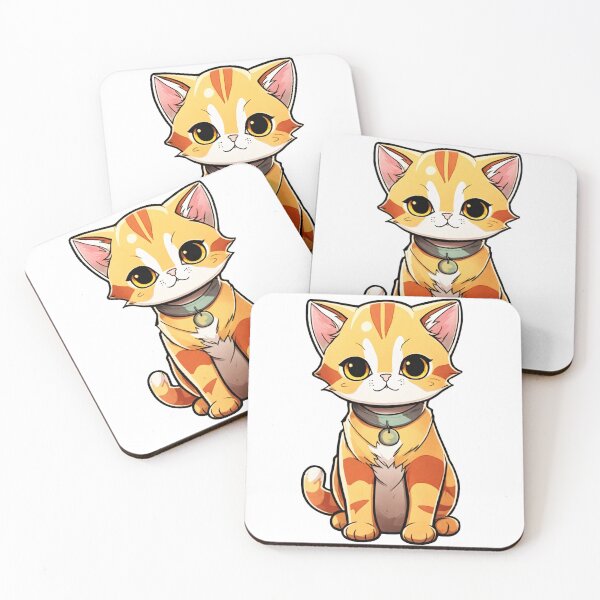 Item preview, Cute Cat with Bell designed and sold by Subhankar Mandal.