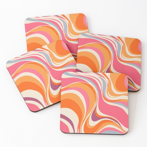 Item preview, Abstract Swirl Groovy Retro 70s designed and sold by trajeado14.