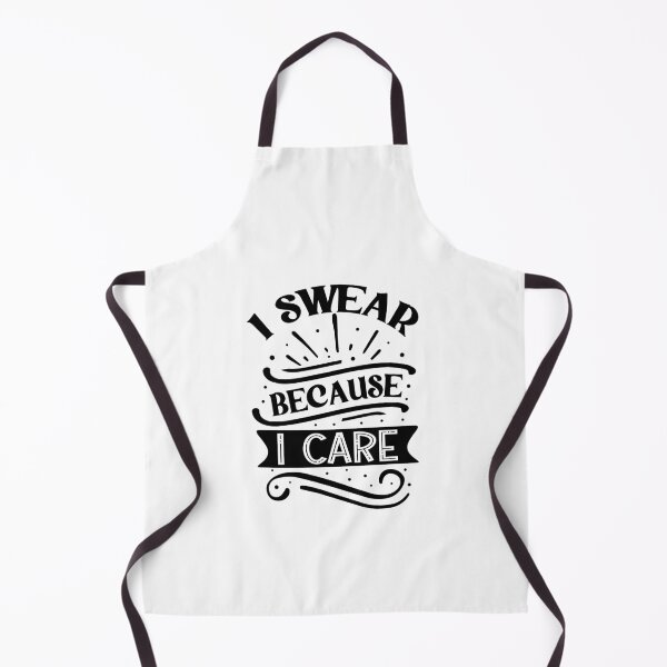 Item preview, I swear because I care designed and sold by Made-by-Gus.