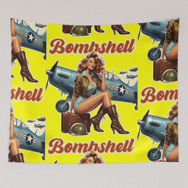 Item preview, ww2 vintage bombshell designed and sold by Greenbessela.