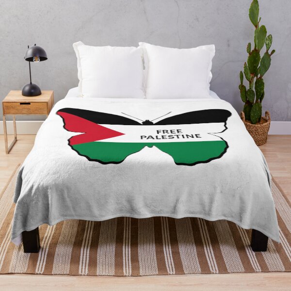 Item preview, Free Palestine Flag Butterfly designed and sold by Yassine SEBA.