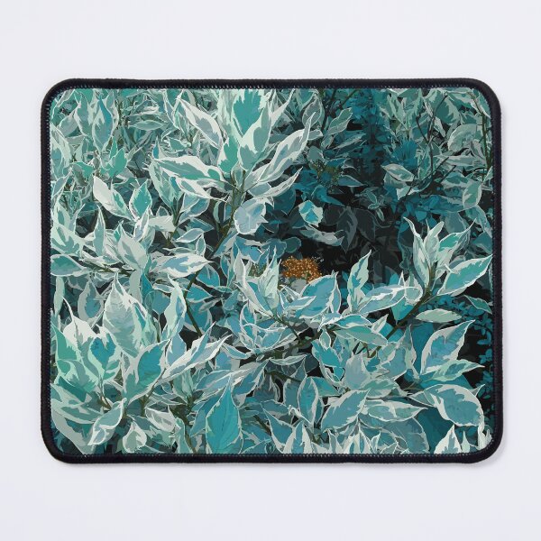 Item preview, Turquoise leaves texture designed and sold by mariya-ivanova.