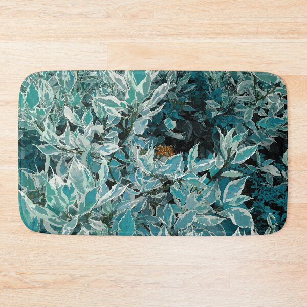 Item preview, Turquoise leaves texture designed and sold by mariya-ivanova.