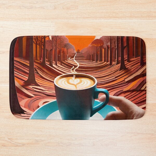 Item preview, Coffee in the Forest at Sunset designed and sold by GrizzlyCollective.