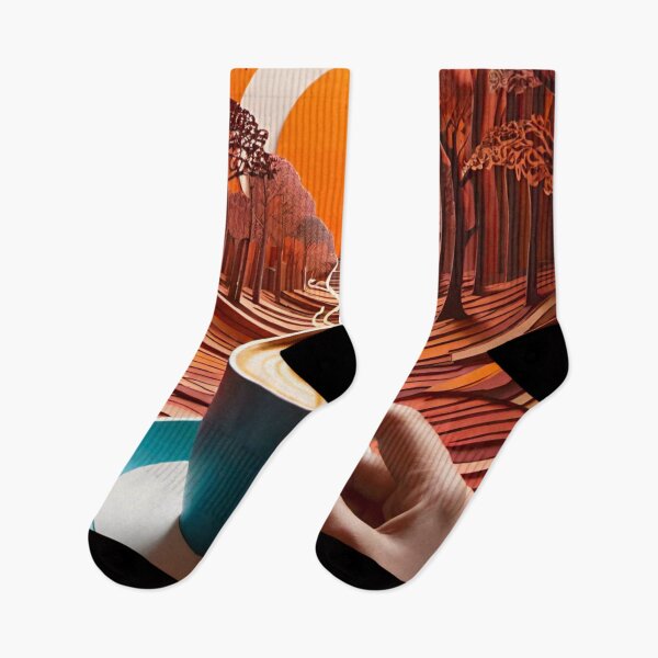 Item preview, Coffee in the Forest at Sunset designed and sold by GrizzlyCollective.