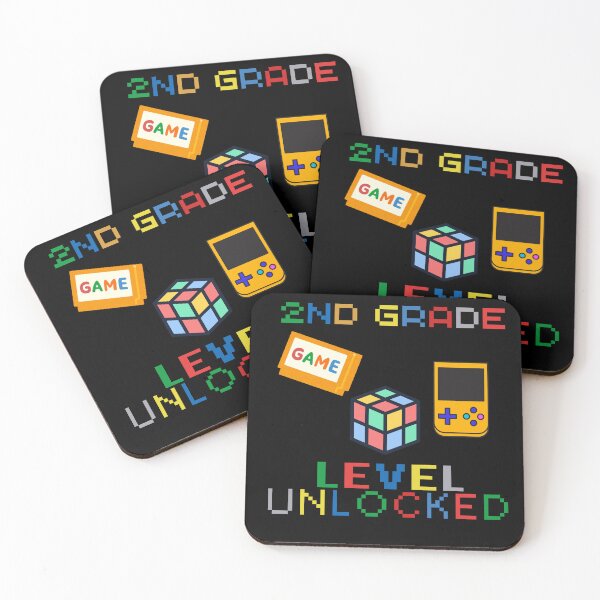 Item preview, Level Up 2nd Grade Unlocked Back to School Video Gamer designed and sold by sumajouda.