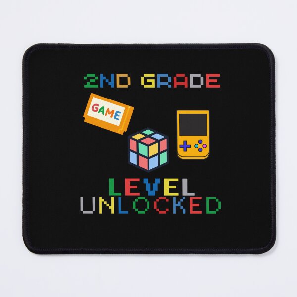 Item preview, Level Up 2nd Grade Unlocked Back to School Video Gamer designed and sold by sumajouda.