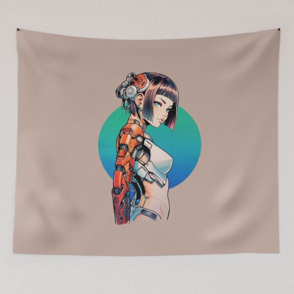 Item preview, Cyborg Girl designed and sold by ArtCraftLab.