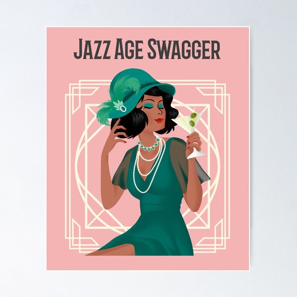 Item preview, Jazz Age Swagger Vintage Women designed and sold by VibesByYou.