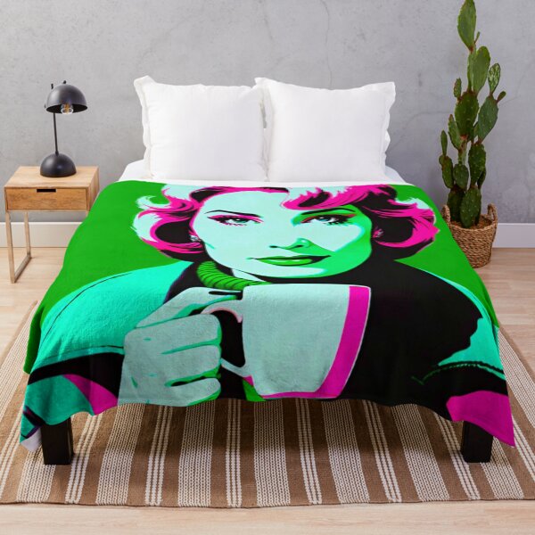 Item preview, Vibrant Woman with Coffee designed and sold by GrizzlyCollective.