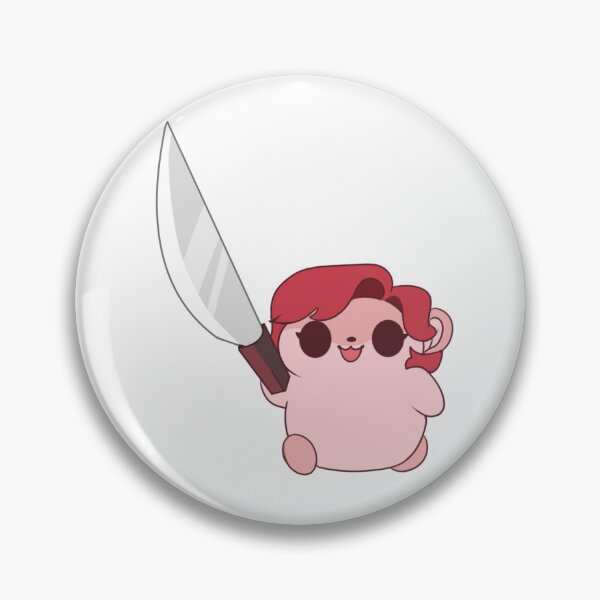 Item preview, Pink Briny Hamster with knife designed and sold by Briny.
