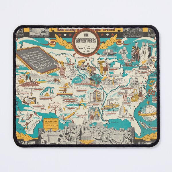 Item preview, the adventures of Mark Twain, literature designed and sold by Mauswohn.