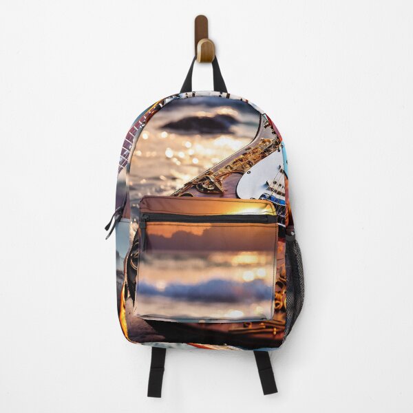Item preview, Surreal Electric Guitar: Sunset Beach and Waves designed and sold by LSVart.