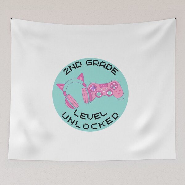 Item preview, Level Up 2nd Grade Unlocked First Day of School  designed and sold by sumajouda.