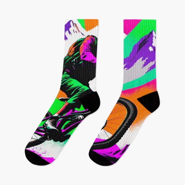 Item preview, Colorful Mountain Bike Shredder designed and sold by GrizzlyCollective.