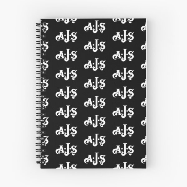 Item preview, AJS Motorcycles - white print designed and sold by retropetrol.
